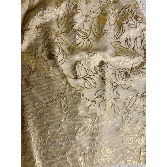 Kasper Metallic Gold Knee Length Professional Career Work Womens size12 Skirt - Picture 2 of 6